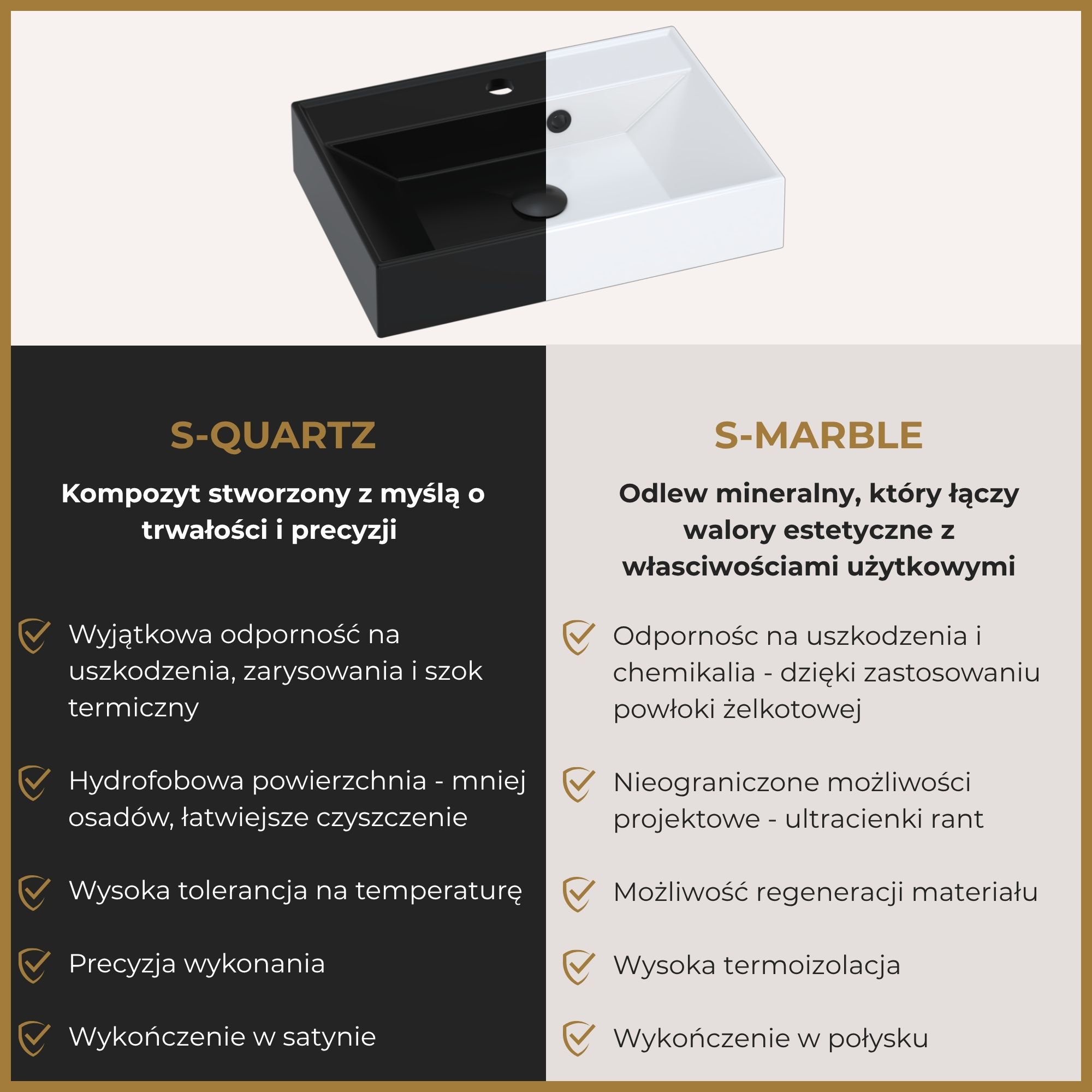 Porównanie materiałów